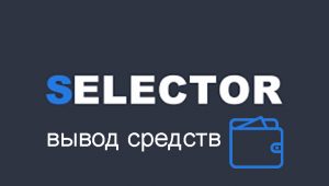 Selector вывод средств